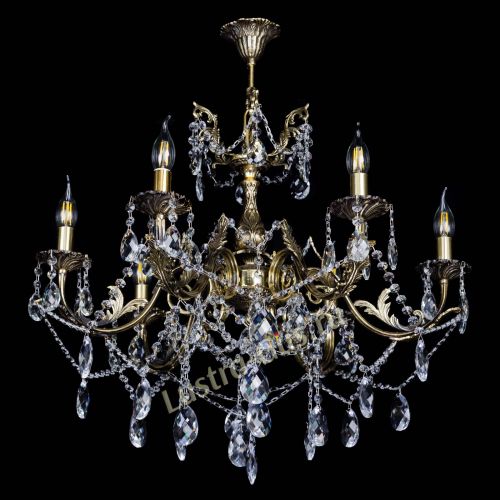 Бронзовая люстра Кассандра №6/2 баден в Симферополе Гусь Хрустальный