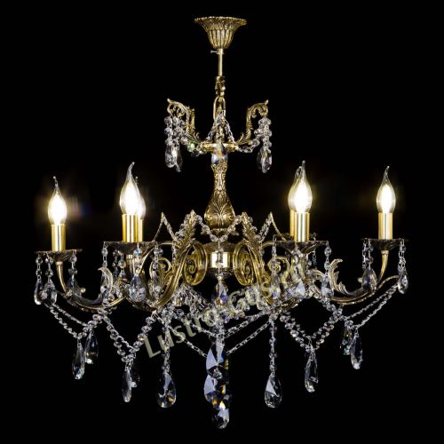  Бронзовая люстра Кассандра №6/2 лучик в Симферополе Гусь Хрустальный