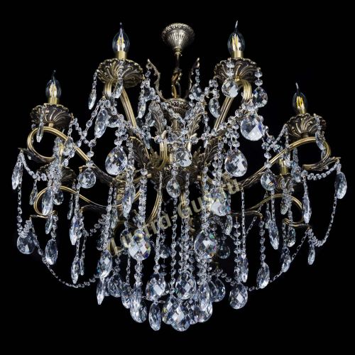 Бронзовая люстра Мелания №8/2 баден в Симферополе Гусь Хрустальный