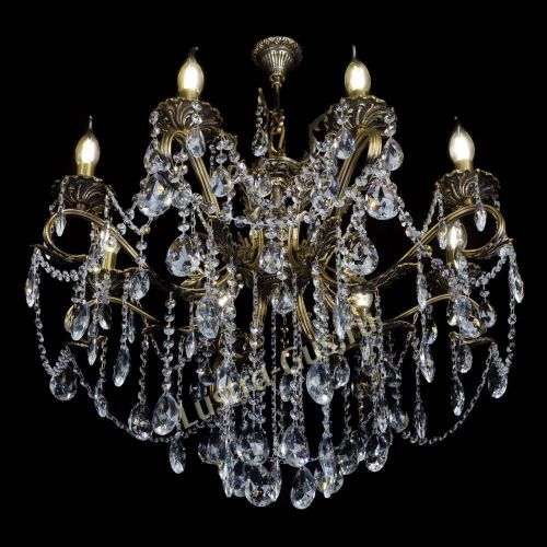 Бронзовая люстра Мелания №8/2 журавлик в Симферополе Гусь Хрустальный