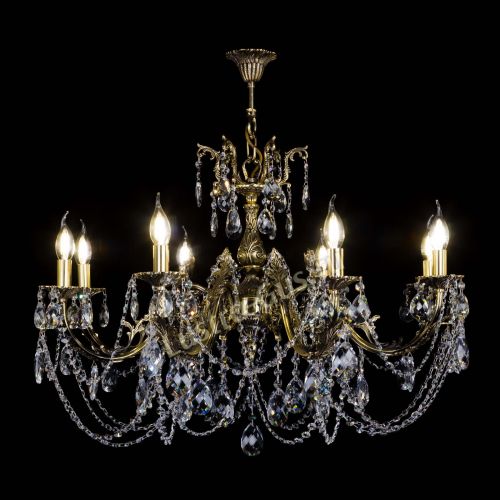 Бронзовая люстра Кассандра №8 баден в Симферополе Гусь Хрустальный