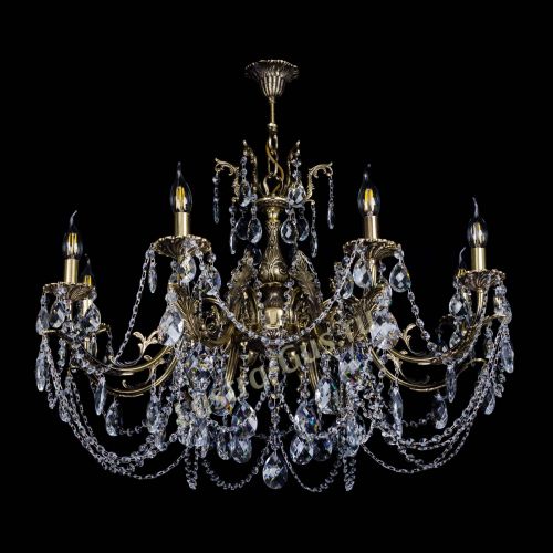 Бронзовая люстра Кассандра №8 баден в Симферополе Гусь Хрустальный