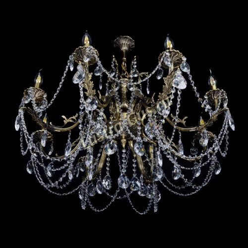 Бронзовая люстра Кассандра №8 баден в Симферополе Гусь Хрустальный