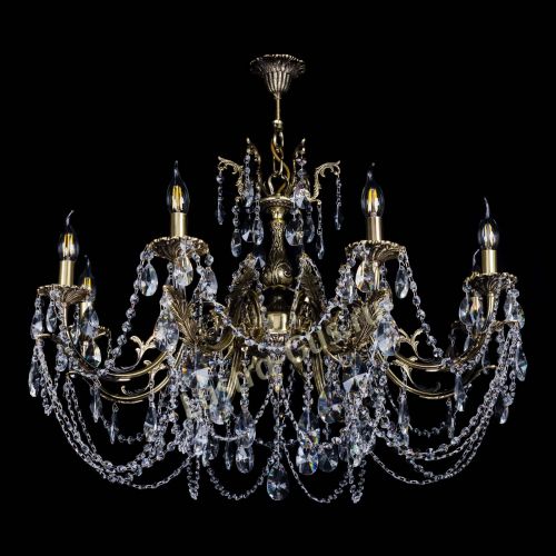 Бронзовая люстра Кассандра №8 лучик в Симферополе Гусь Хрустальный