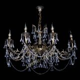 Бронзовая люстра Кассандра №8 удлиненная с конусами в Симферополе