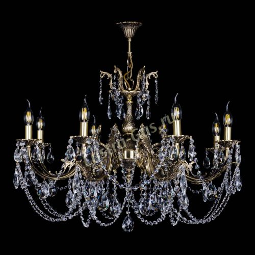 Бронзовая люстра Кассандра №8 журавлик в Симферополе Гусь Хрустальный