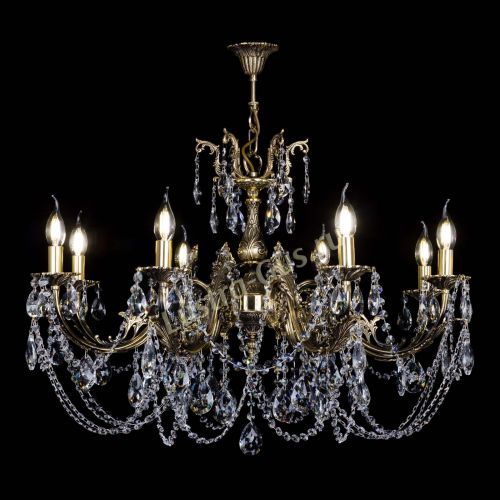 Бронзовая люстра Кассандра №8 журавлик в Симферополе Гусь Хрустальный