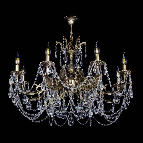 Бронзовая люстра Кассандра №8 журавлик в Симферополе Гусь Хрустальный