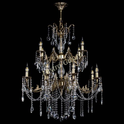 Люстра бронзовая Кассандра Алфея №12 баден в Симферополе Гусь Хрустальный