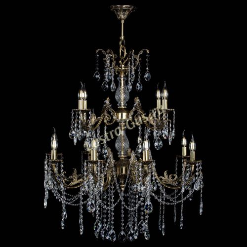 Люстра бронзовая Кассандра Алфея №12 баден в Симферополе Гусь Хрустальный
