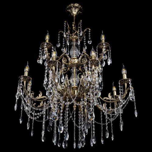 Люстра бронзовая Кассандра Алфея №12 журавлик в Симферополе Гусь Хрустальный