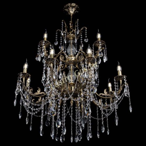 Люстра бронзовая Кассандра Алфея №12 журавлик в Симферополе Гусь Хрустальный