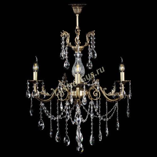 Люстра бронзовая Кассандра Алфея №3/1 журавлик в Симферополе Гусь Хрустальный