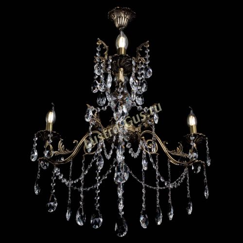 Люстра бронзовая Кассандра Алфея №3/1 журавлик в Симферополе Гусь Хрустальный