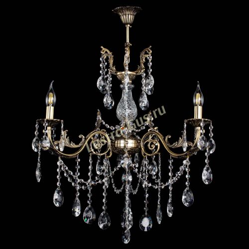 Люстра бронзовая Кассандра Алфея №3/1 звездочка в Симферополе Гусь Хрустальный