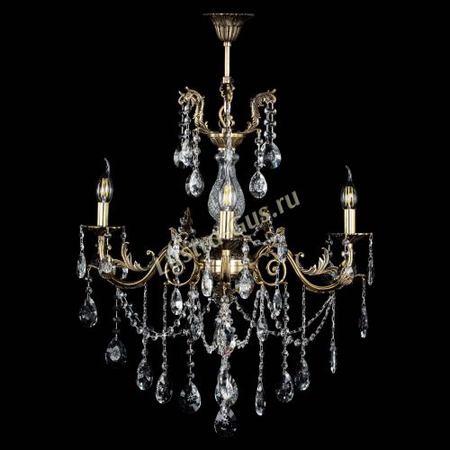 Люстра бронзовая Кассандра Алфея №3/1 звездочка в Симферополе Гусь Хрустальный