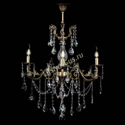 Люстра бронзовая Кассандра Алфея №3/1 звездочка в Симферополе Гусь Хрустальный