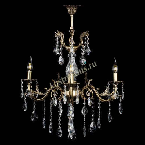 Люстра бронзовая Кассандра Алфея №3/2 звездочка в Симферополе Гусь Хрустальный