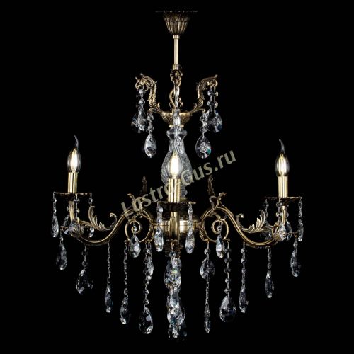 Люстра бронзовая Кассандра Алфея №3/2 звездочка в Симферополе Гусь Хрустальный