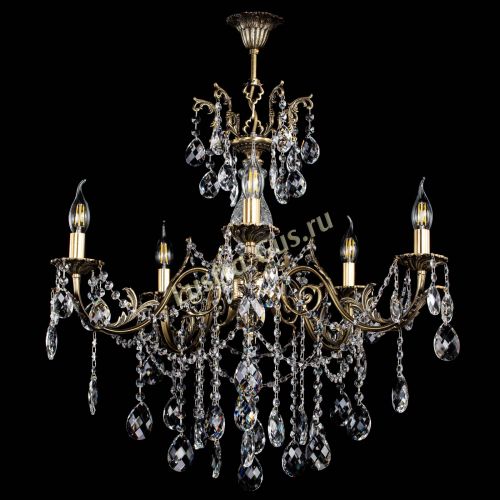 Люстра бронзовая Кассандра Алфея №5/1 баден в Симферополе Гусь Хрустальный