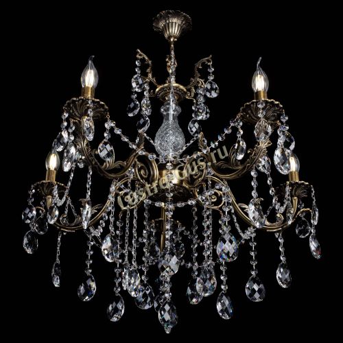 Люстра бронзовая Кассандра Алфея №5/1 баден в Симферополе Гусь Хрустальный