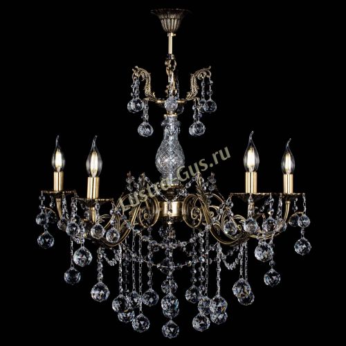 Люстра бронзовая Кассандра Алфея №5/1 шар в Симферополе Гусь Хрустальный