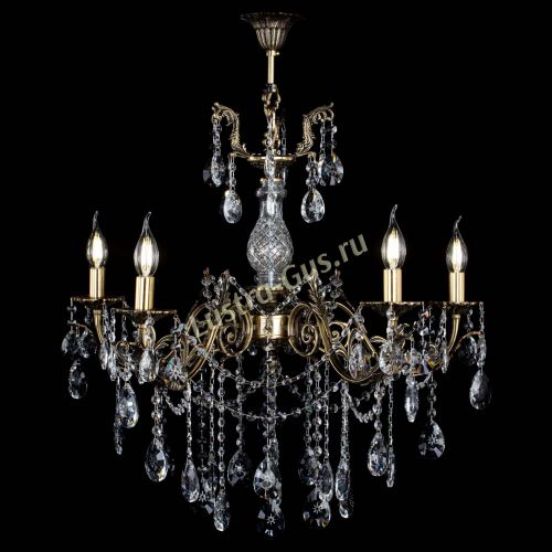 Люстра бронзовая Кассандра Алфея №5/1 звездочка в Симферополе Гусь Хрустальный