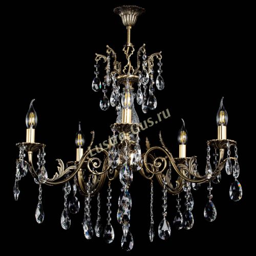 Люстра бронзовая Кассандра Алфея №5/2 журавлик в Симферополе Гусь Хрустальный