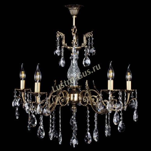 Люстра бронзовая Кассандра Алфея №5/2 звездочка в Симферополе Гусь Хрустальный