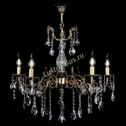 Люстра бронзовая Кассандра Алфея №5/2 звездочка в Симферополе Гусь Хрустальный