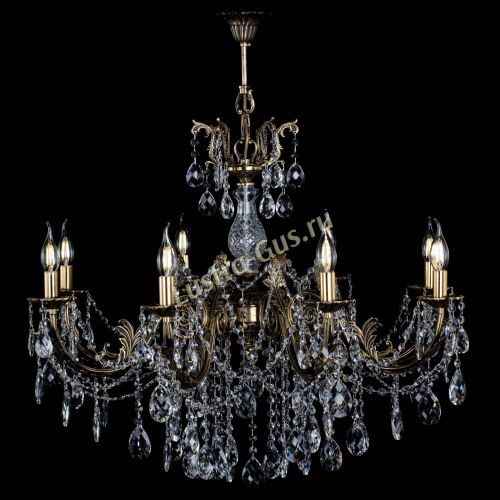 Люстра бронзовая Кассандра Алфея №8/1 баден в Симферополе Гусь Хрустальный