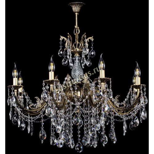 Люстра бронзовая Кассандра Алфея №8/1 баден в Симферополе Гусь Хрустальный