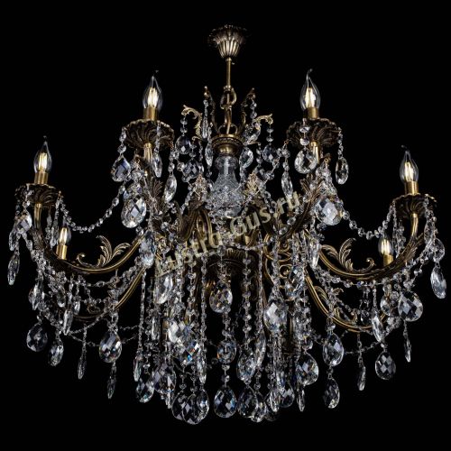 Люстра бронзовая Кассандра Алфея №8/1 баден в Симферополе Гусь Хрустальный