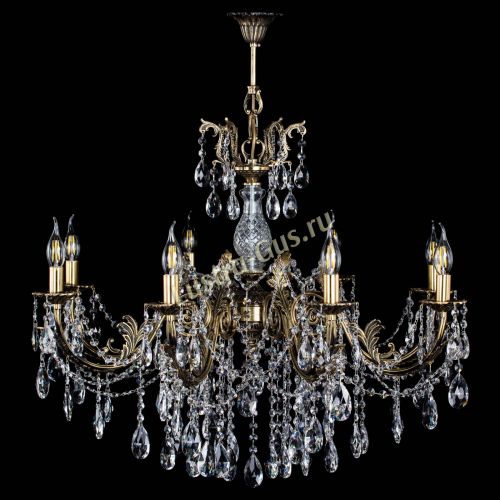 Люстра бронзовая Кассандра Алфея №8/1 журавлик в Симферополе Гусь Хрустальный