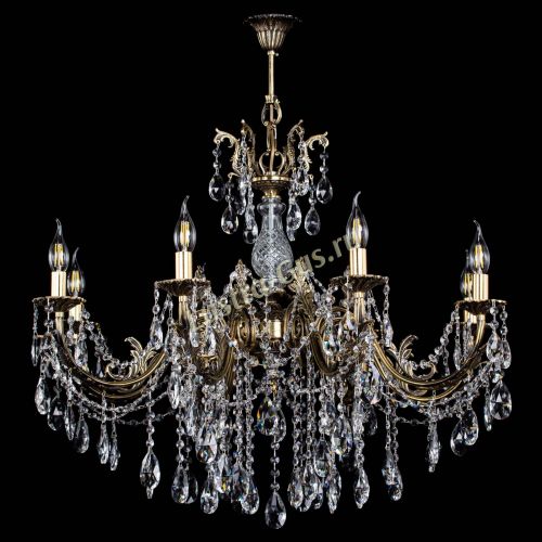 Люстра бронзовая Кассандра Алфея №8/1 журавлик в Симферополе Гусь Хрустальный