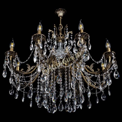 Люстра бронзовая Кассандра Алфея №8/1 журавлик в Симферополе Гусь Хрустальный