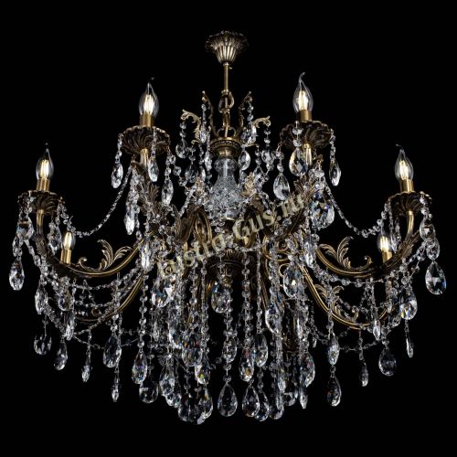 Люстра бронзовая Кассандра Алфея №8/1 журавлик в Симферополе Гусь Хрустальный