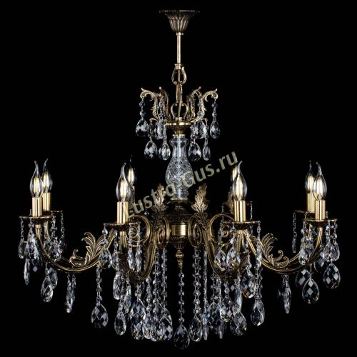 Люстра бронзовая Кассандра Алфея №8/2 баден в Симферополе Гусь Хрустальный