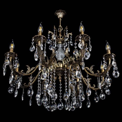 Люстра бронзовая Кассандра Алфея №8/2 баден в Симферополе Гусь Хрустальный