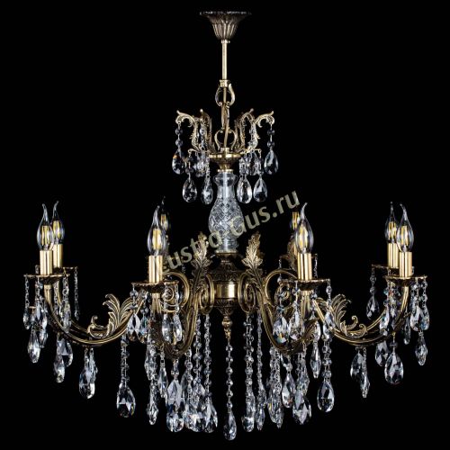 Люстра бронзовая Кассандра Алфея №8/2 журавлик в Симферополе Гусь Хрустальный