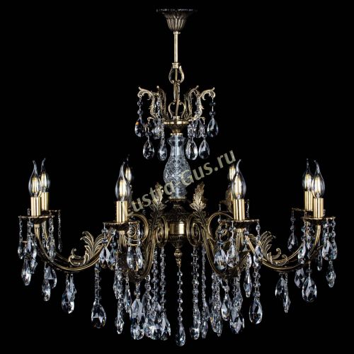 Люстра бронзовая Кассандра Алфея №8/2 журавлик в Симферополе Гусь Хрустальный