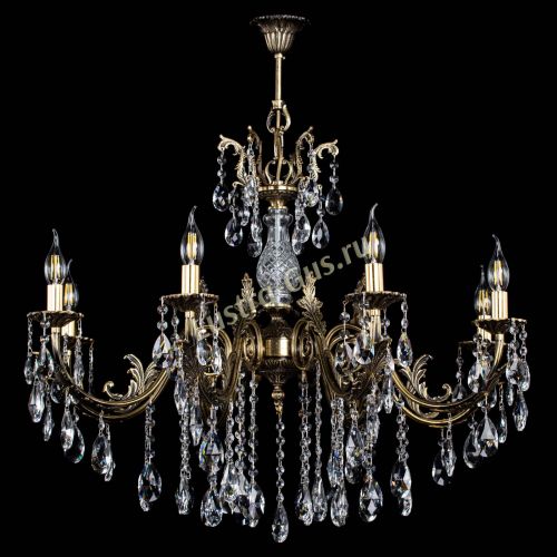 Люстра бронзовая Кассандра Алфея №8/2 журавлик в Симферополе Гусь Хрустальный