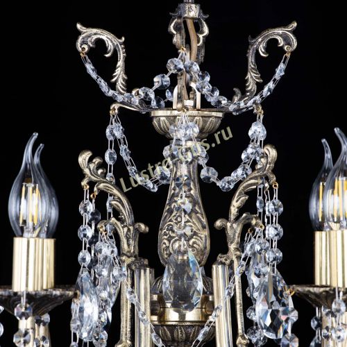 Люстра бронзовая Матильда №4 Баден в Симферополе Гусь Хрустальный