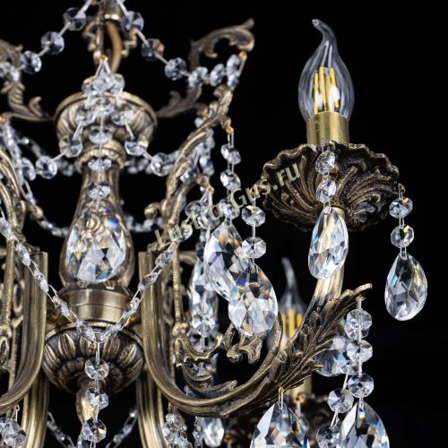 Люстра бронзовая Матильда №4 Баден в Симферополе Гусь Хрустальный