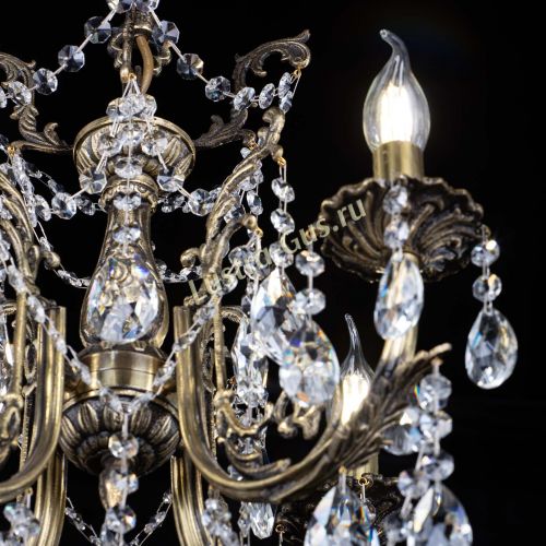 Люстра бронзовая Матильда №4 Баден в Симферополе Гусь Хрустальный