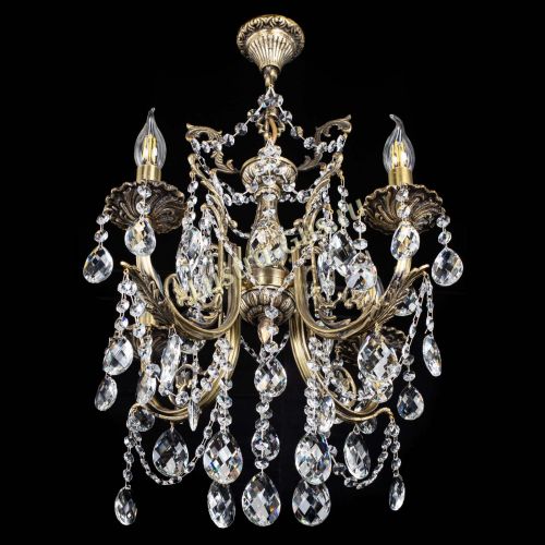 Люстра бронзовая Матильда №4 Баден в Симферополе Гусь Хрустальный