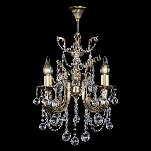 Люстра бронзовая Матильда №4 Шар в Симферополе Гусь Хрустальный