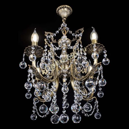 Люстра бронзовая Матильда №4 Шар в Симферополе Гусь Хрустальный