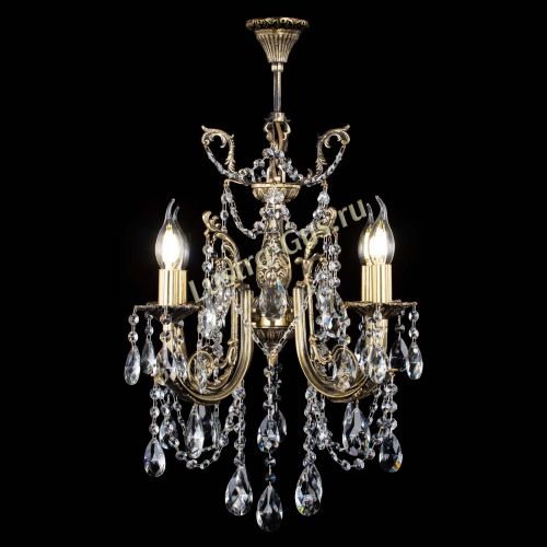 Люстра бронзовая Матильда №4 Журавлик в Симферополе Гусь Хрустальный