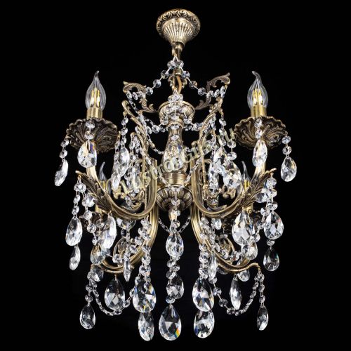 Люстра бронзовая Матильда №4 Журавлик в Симферополе Гусь Хрустальный